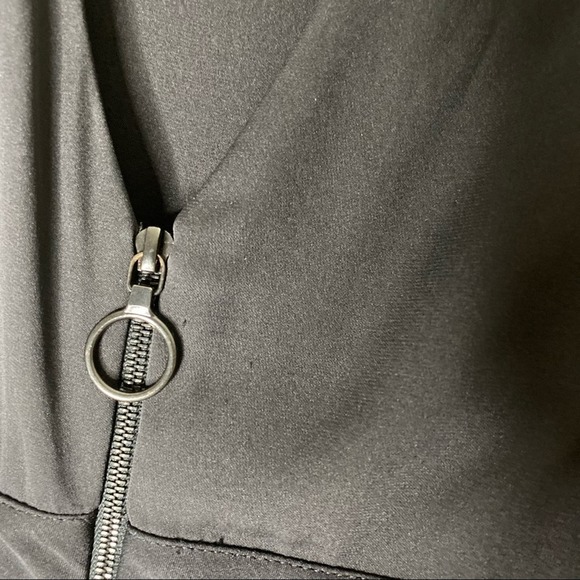 Robert Rodriguez Ruffle Zip Front Sleeveless Mini Dress sz 0 Bodycon - Picture 12 of 15